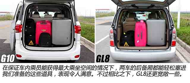 大通g10对比测试别克gl8